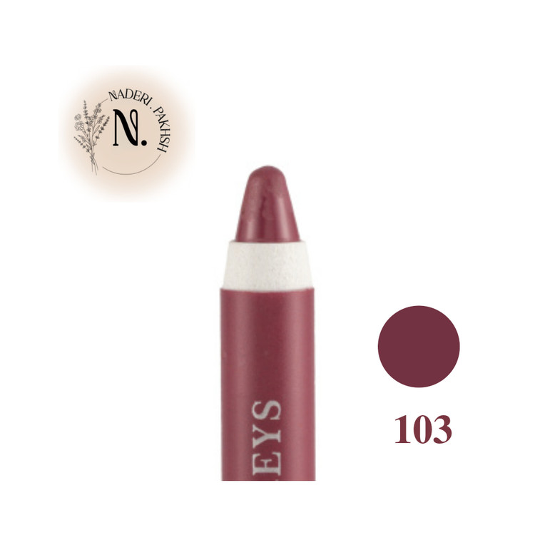 رژ لب مدادی و مات گریس مدل Velvety رنگ 103