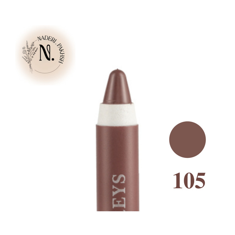 رژ لب مدادی و مات گریس مدل Velvety رنگ 105