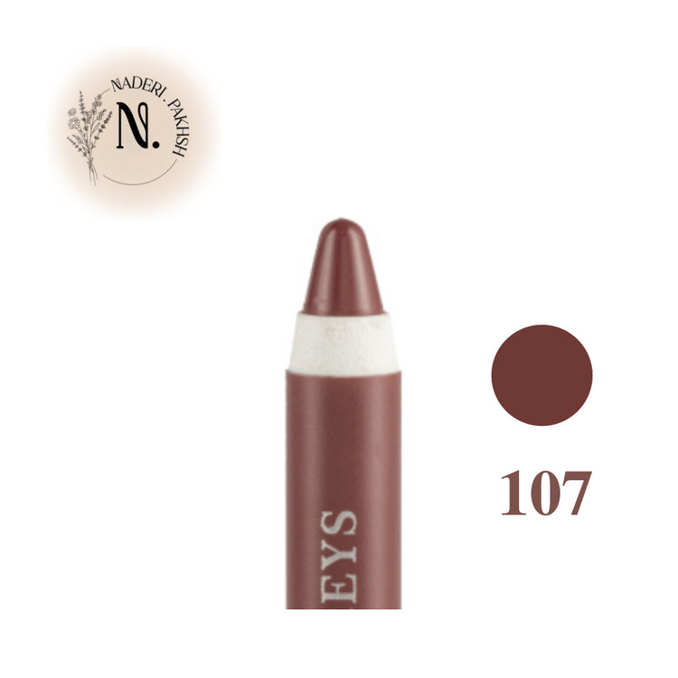 رژ لب مدادی و مات گریس مدل Velvety رنگ 107