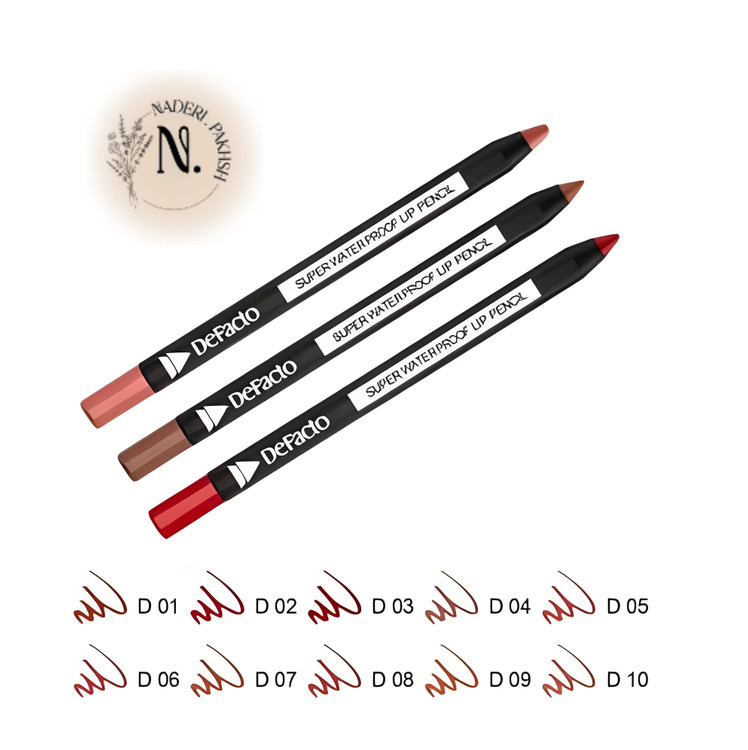 مداد لب ضد آب دیفکتو مدل شمعی اصل