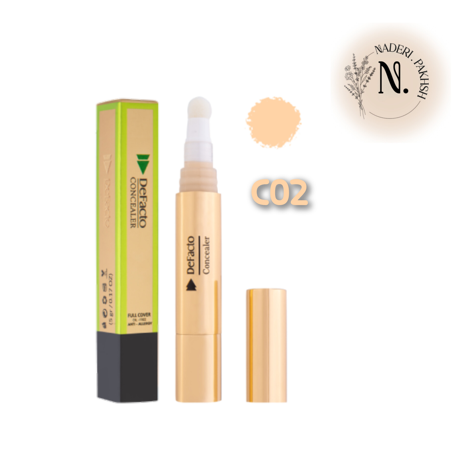 کانسیلر دیفکتو مدل لاکچری وزن 5 گرم