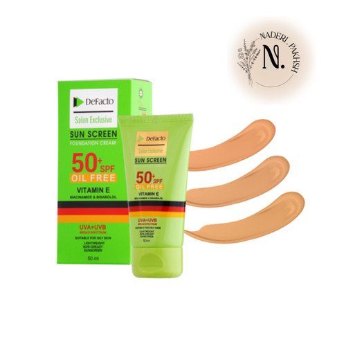 ضد آفتاب رنگی دیفکتو مدل Oil Free با SPF50 مناسب پوست چرب حجم 50 میلی لیتر