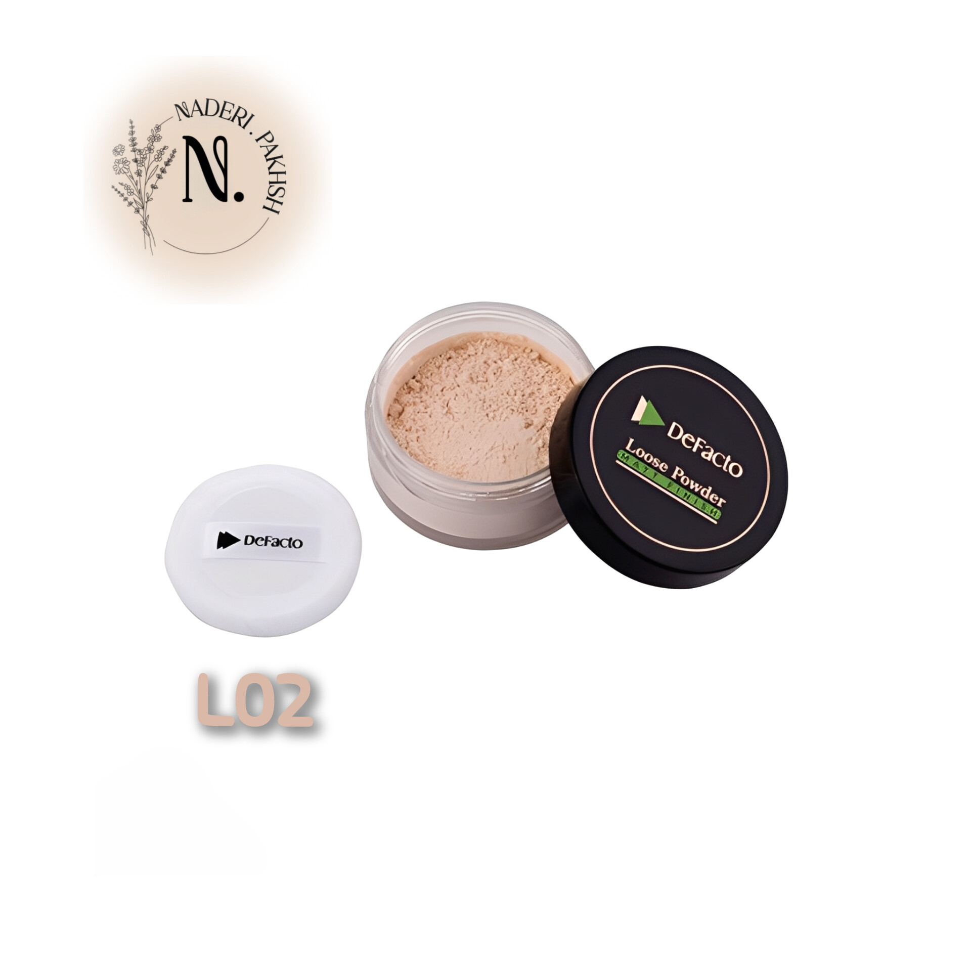 پودر بیک دیفکتو بی رنگ و رنگی مدل لاکچری 18د گرم اصل