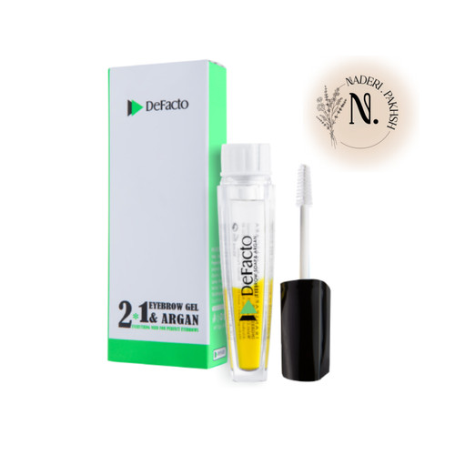 ژل ابرو ۱×۲ روغن آرگان دیفکتو | فرمدهنده و تقویتکننده ابرو با ماندگاری بالا