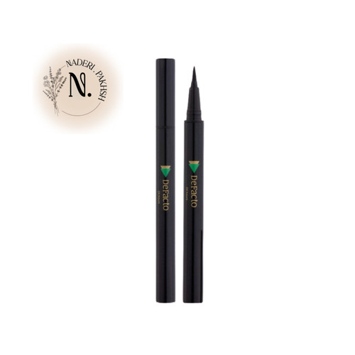 خط چشم ماژیکی آلومینیومی ضد آب دیفکتو مدل Super Matte | رنگ مشکی مات و ماندگاری طولانی