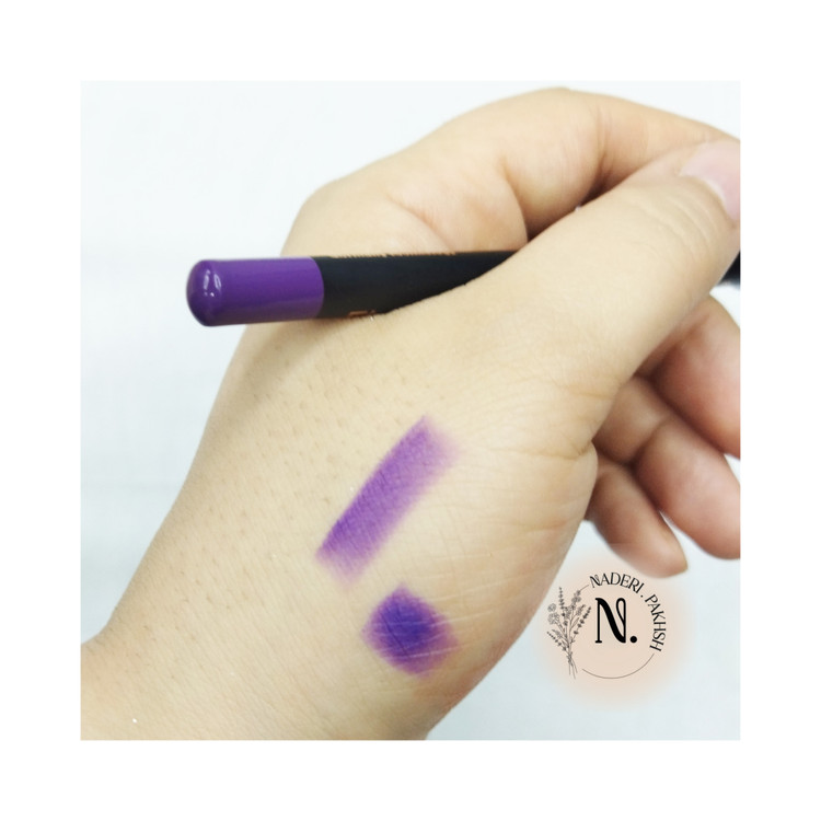 مداد چشم الاوا مدل ساده و گلیتری اصل آلمان بنفش