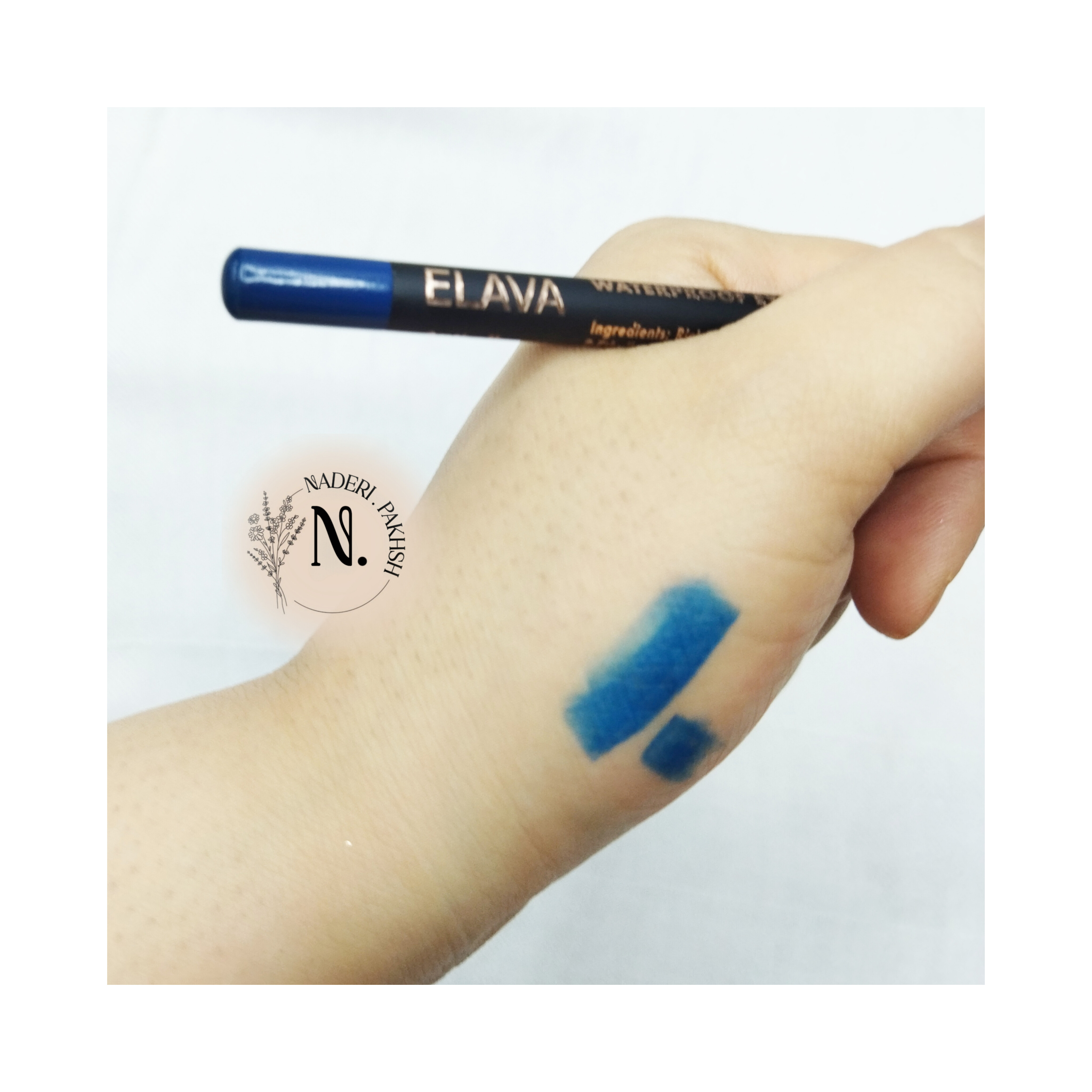 مداد چشم الاوا مدل ساده و گلیتری اصل آلمان آبی