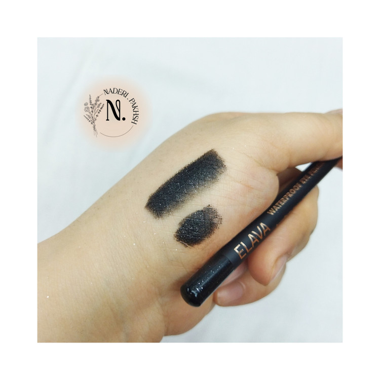 مداد چشم الاوا مدل ساده و گلیتری اصل آلمان مشکی گلیتری