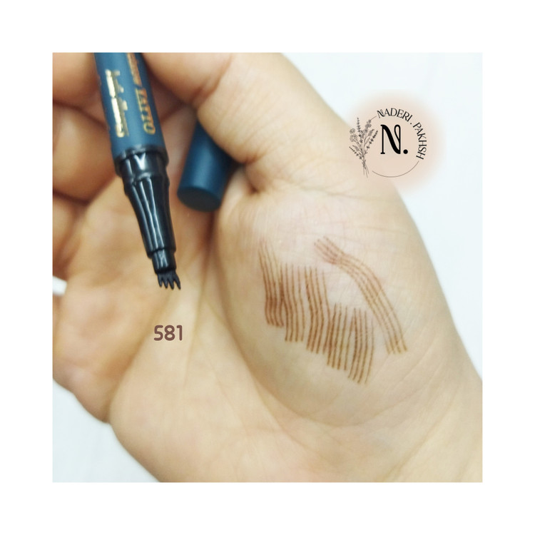 ماژیک هاشور ابرو الاوا مدل 24ساعته ضد حساسیت اصل آلمان شماره 581