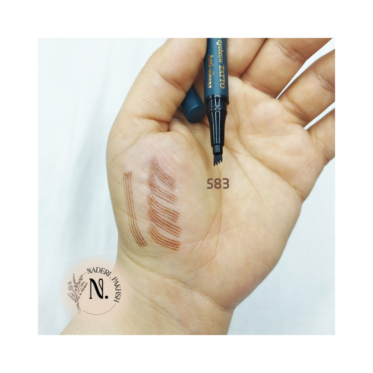 ماژیک هاشور ابرو الاوا مدل 24ساعته ضد حساسیت اصل آلمان شماره 583