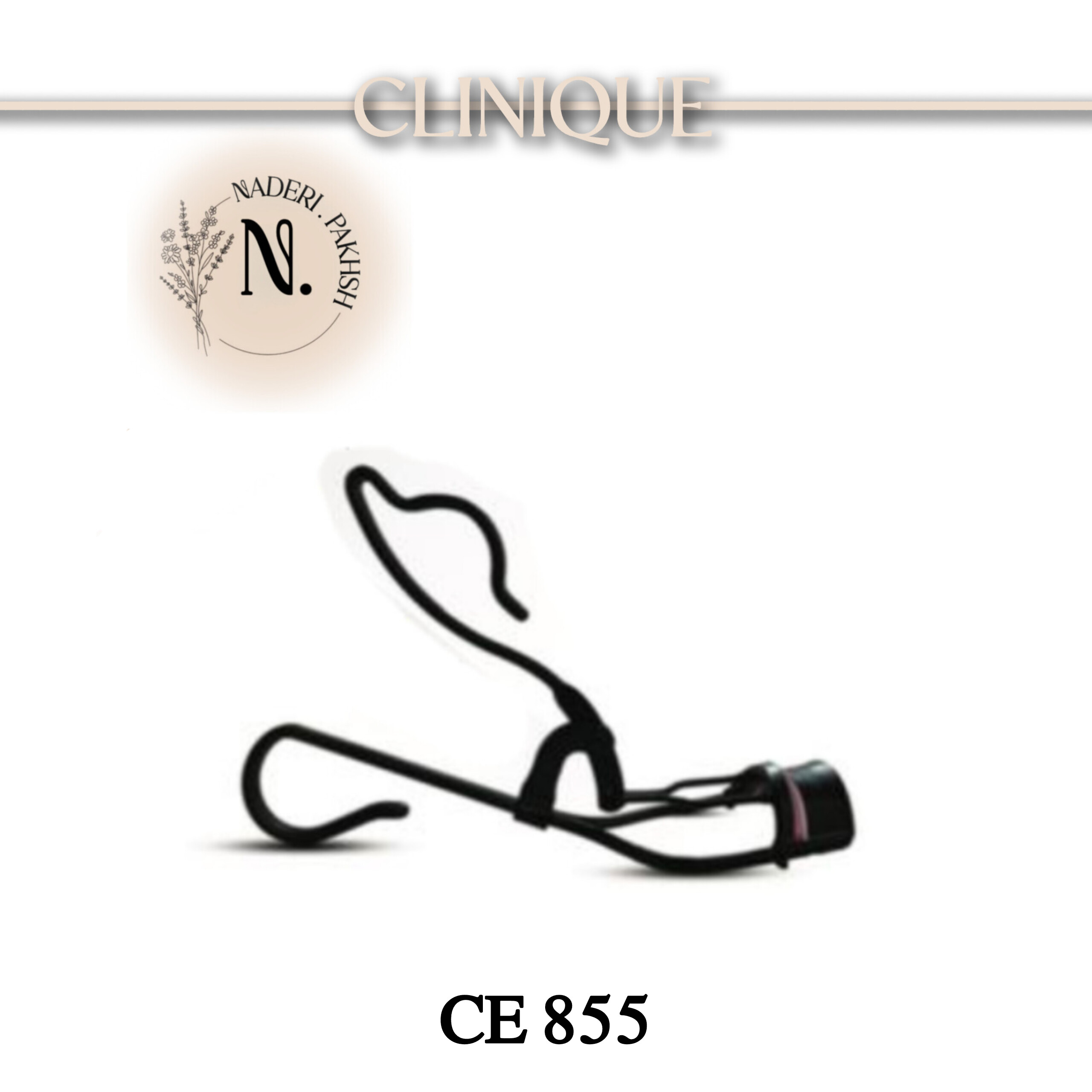 فرمژه تمام استیل مشکی یدک دار کلینیک مدل CE 855 اصل آلمان