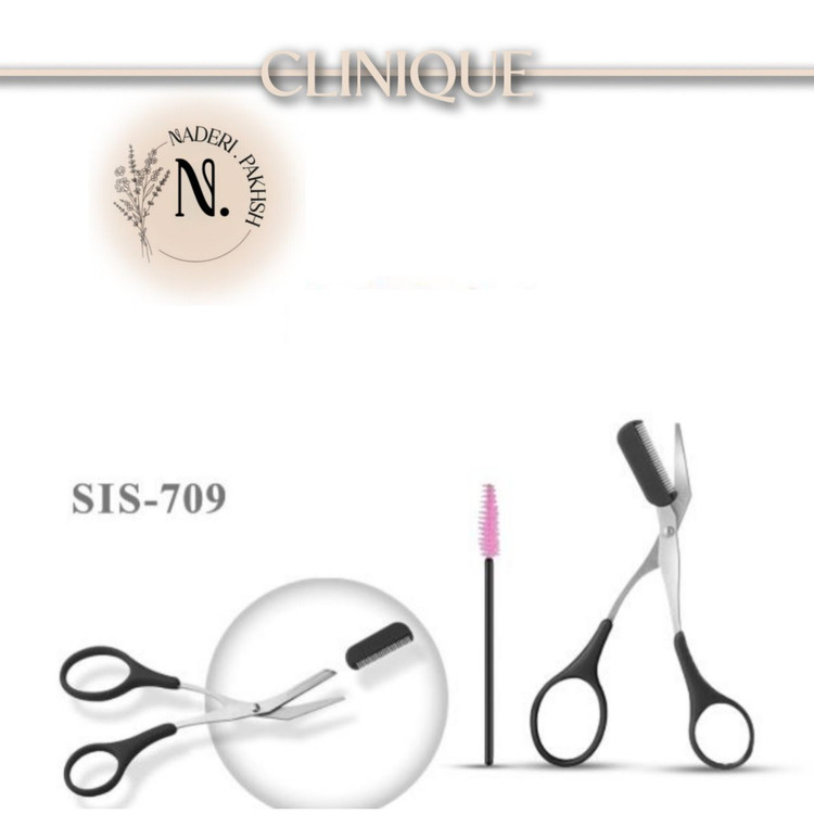 قیچی ابرو شانه دار کلینیک SIS 706 اصل آلمان